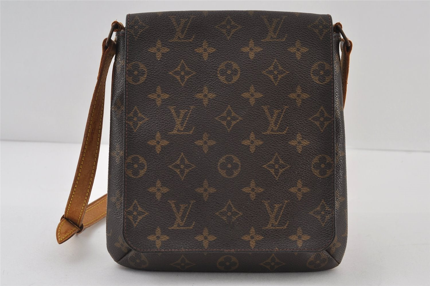 Auth Louis Vuitton Monogram Musette Salsa M51387 Long Shoulder Cross Bag 0959J