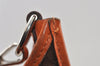 Authentic HERMES Leather Evelyne GM Shoulder Bag Brown 0960J