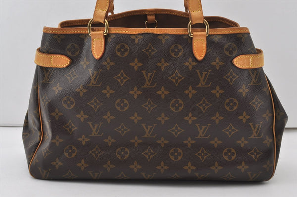 Authentic Louis Vuitton Monogram Batignolles Horizontal Tote Bag M51154 LV 0961J