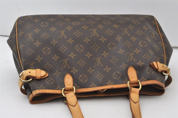 Authentic Louis Vuitton Monogram Batignolles Horizontal Tote Bag M51154 LV 0961J