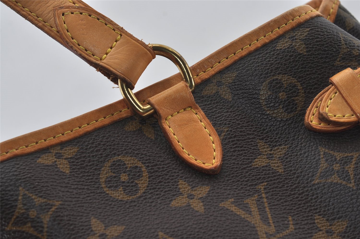 Authentic Louis Vuitton Monogram Batignolles Horizontal Tote Bag M51154 LV 0961J