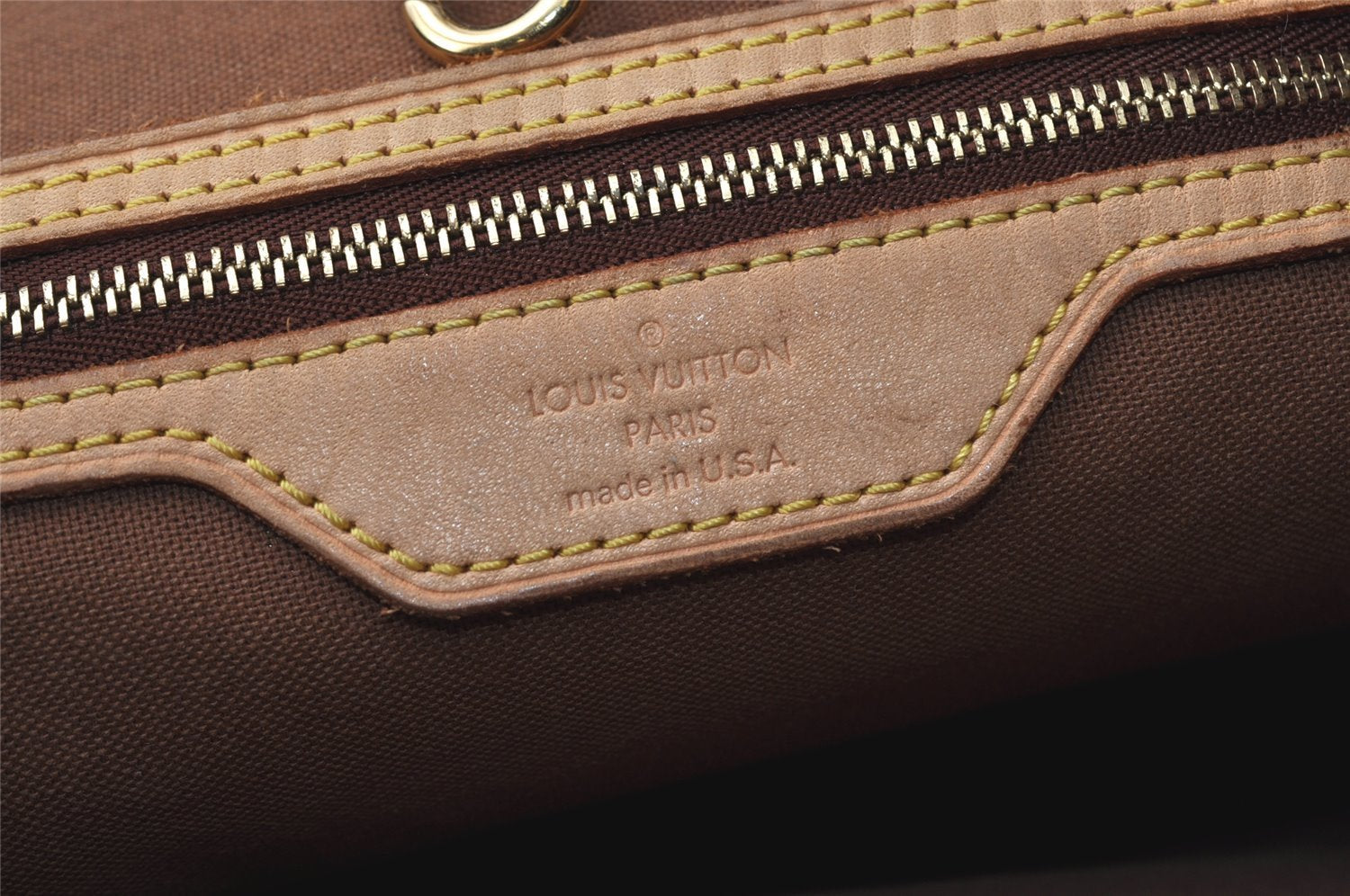 Authentic Louis Vuitton Monogram Batignolles Horizontal Tote Bag M51154 LV 0961J