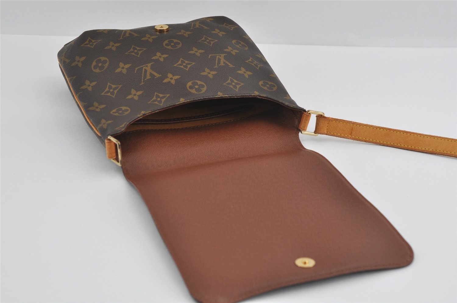 Auth Louis Vuitton Monogram Musette Salsa M51387 Long Shoulder Bag Junk 0962I