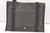 Authentic HERMES Fourre Tout Bassus MM Shoulder Cross Body Bag Canvas Gray 0962K