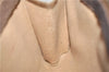 Authentic GUCCI Web Sherry Line Clutch Hand Bag Purse GG PVC Leather Brown 0963G