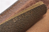 Authentic GUCCI Web Sherry Line Clutch Hand Bag Purse GG PVC Leather Brown 0963G