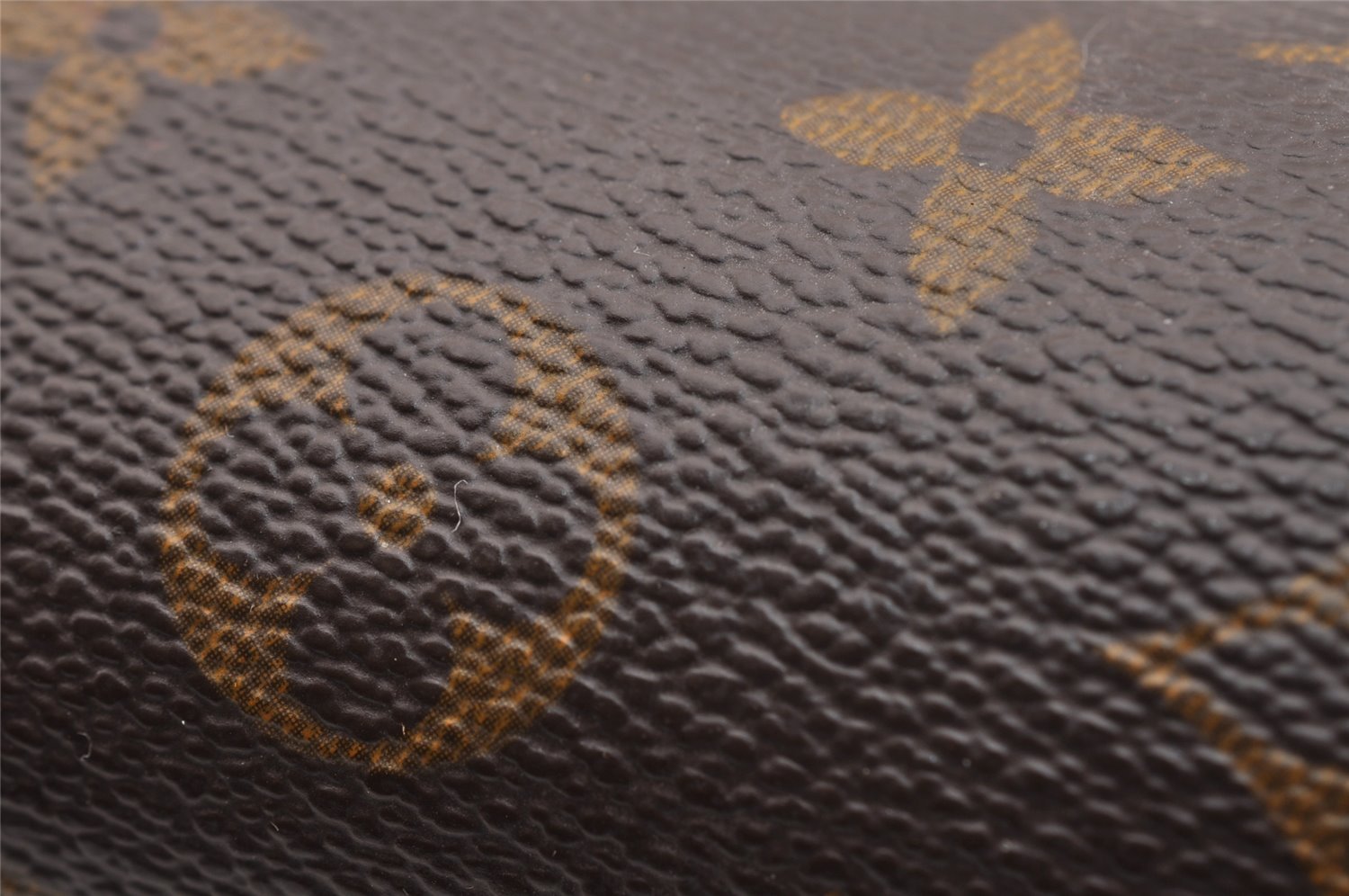 Authentic Louis Vuitton Monogram Trousse Ronde Pen Case Pouch M47630 Junk 0964I