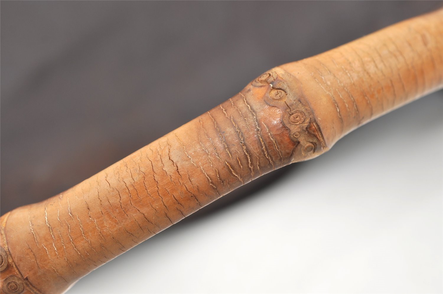 Authentic GUCCI Vintage Bamboo Shoulder Hand Bag Purse Leather Brown Junk 0965K