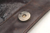 Authentic GUCCI Vintage Bamboo Shoulder Hand Bag Purse Leather Brown Junk 0965K