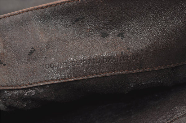 Authentic GUCCI Vintage Bamboo Shoulder Hand Bag Purse Leather Brown Junk 0965K