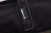 Authentic PRADA VELA SPORT Nylon Tessuto Leather Tote Bag BR2911 Black 0966J