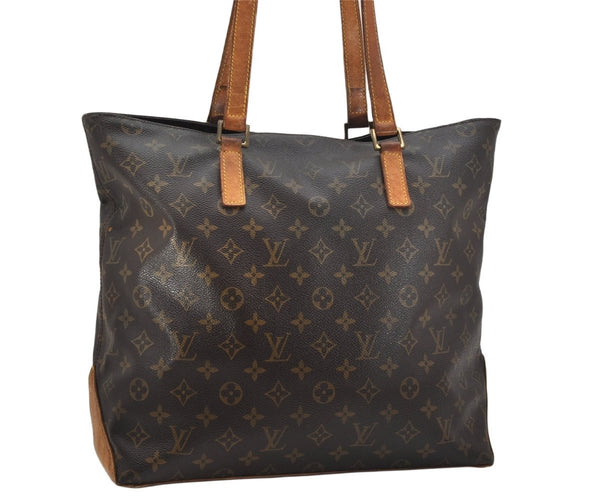 Authentic Louis Vuitton Monogram Cabas Mezzo Shoulder Tote Bag M51151 LV 0966K