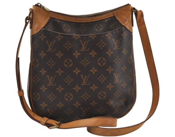 Authentic Louis Vuitton Monogram Odeon PM Shoulder Cross Bag M56390 LV 0967J
