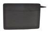 Authentic Louis Vuitton Epi Pochette Homme Clutch Bag Black M52522 Junk 0968K