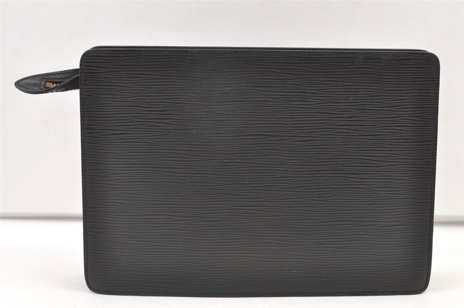 Authentic Louis Vuitton Epi Pochette Homme Clutch Bag Black M52522 Junk 0968K