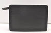 Authentic Louis Vuitton Epi Pochette Homme Clutch Bag Black M52522 Junk 0968K