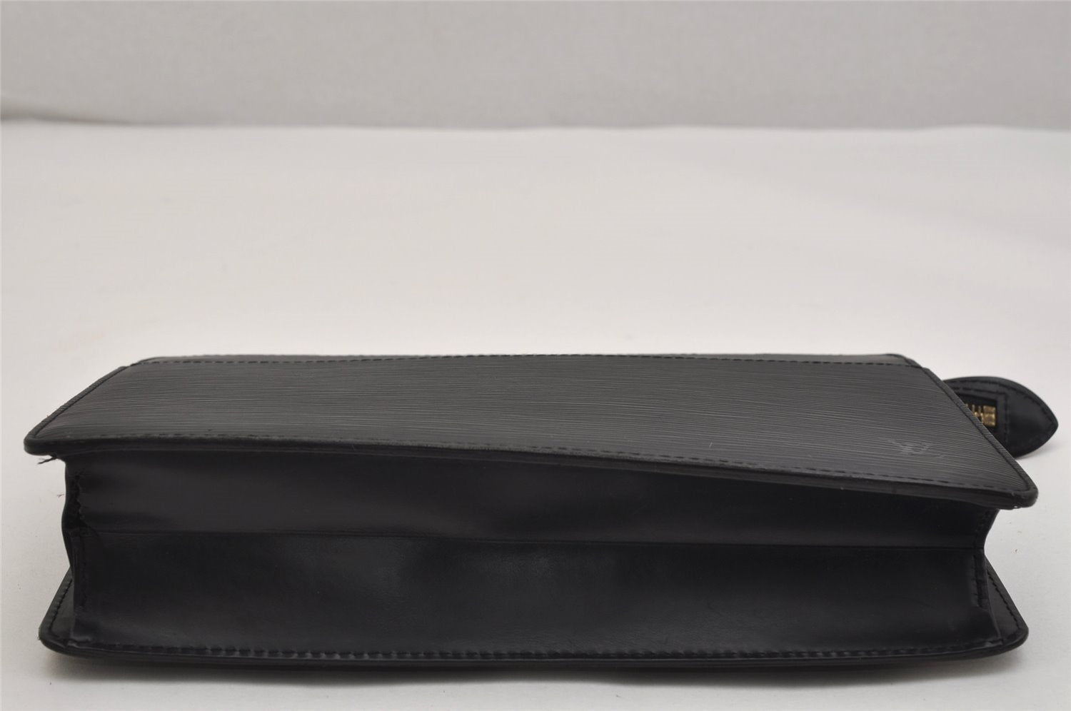 Authentic Louis Vuitton Epi Pochette Homme Clutch Bag Black M52522 Junk 0968K