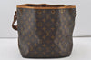 Authentic Louis Vuitton Monogram Petit Noe M42226 Shoulder Drawstring Bag 0969J