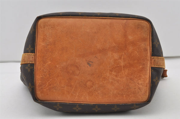 Authentic Louis Vuitton Monogram Petit Noe M42226 Shoulder Drawstring Bag 0969J