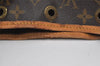 Authentic Louis Vuitton Monogram Petit Noe M42226 Shoulder Drawstring Bag 0969J