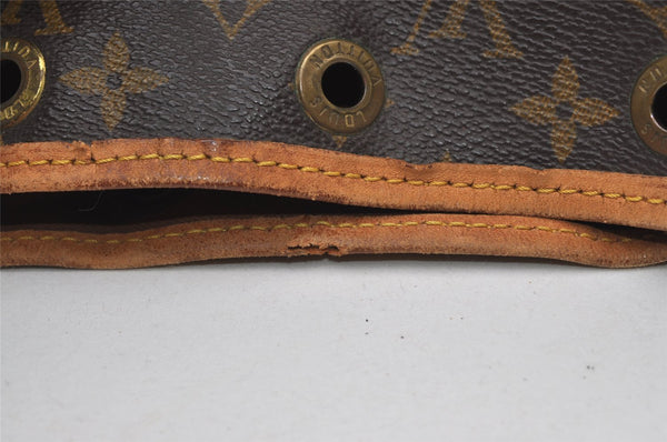 Authentic Louis Vuitton Monogram Petit Noe M42226 Shoulder Drawstring Bag 0969J