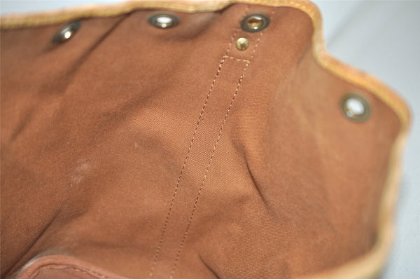 Authentic Louis Vuitton Monogram Petit Noe M42226 Shoulder Drawstring Bag 0969J