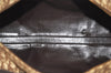 Authentic Christian Dior Trotter Boston Travel Bag Canvas Leather Brown 0970K