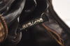 Authentic Christian Dior Trotter Boston Travel Bag Canvas Leather Brown 0970K