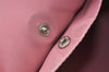 Authentic Christian Dior Trotter No.2 Shoulder Tote Bag PVC Leather Pink 0973J