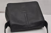 Authentic GUCCI Vintage Shoulder Cross Body Bag Purse Leather Black Junk 0973K