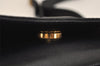 Authentic GUCCI Vintage Shoulder Cross Body Bag Purse Leather Black Junk 0973K