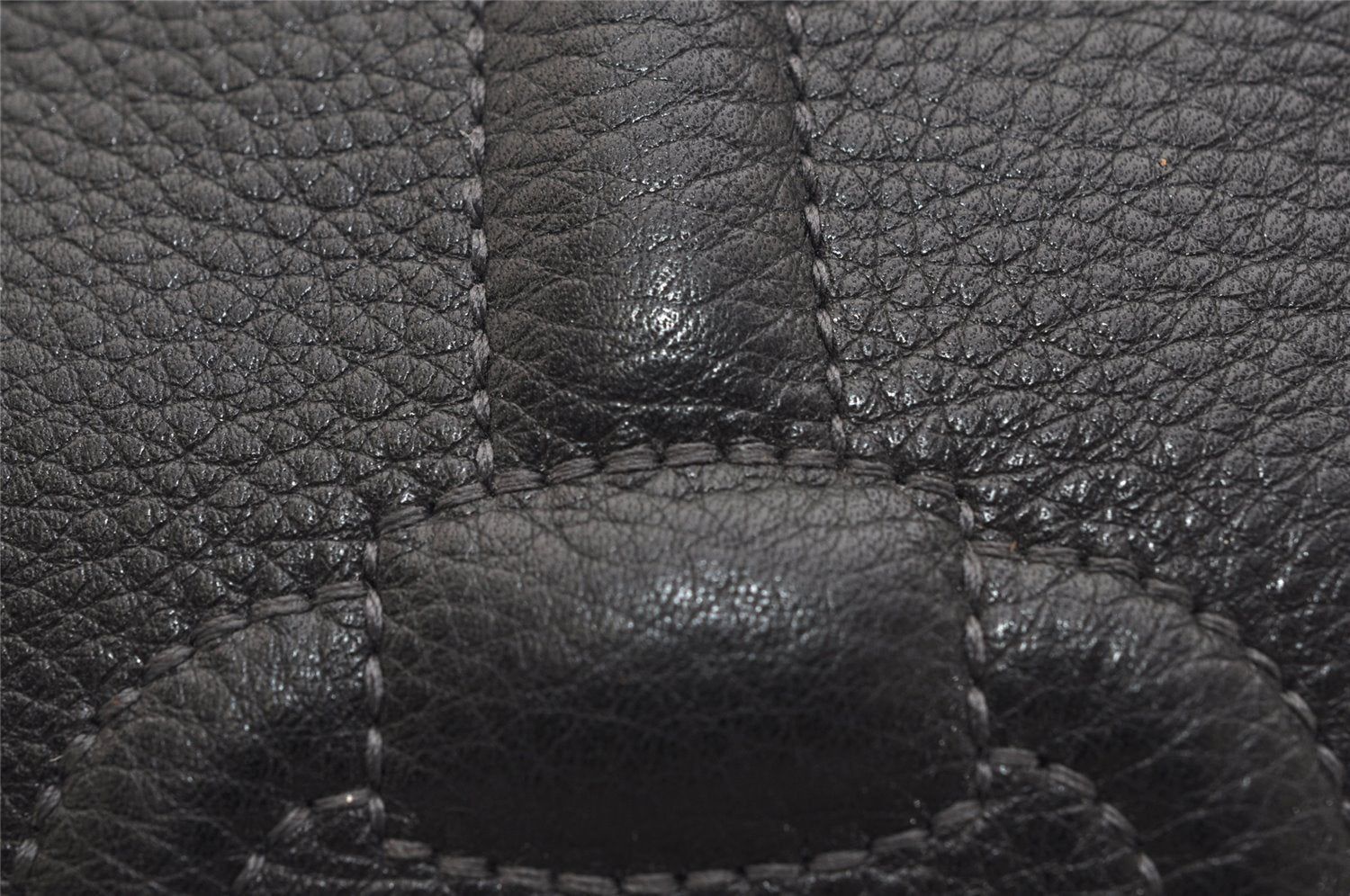 Authentic GUCCI Vintage Shoulder Cross Body Bag Purse Leather Black Junk 0973K