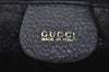 Authentic GUCCI Vintage Shoulder Cross Body Bag Purse Leather Black Junk 0973K