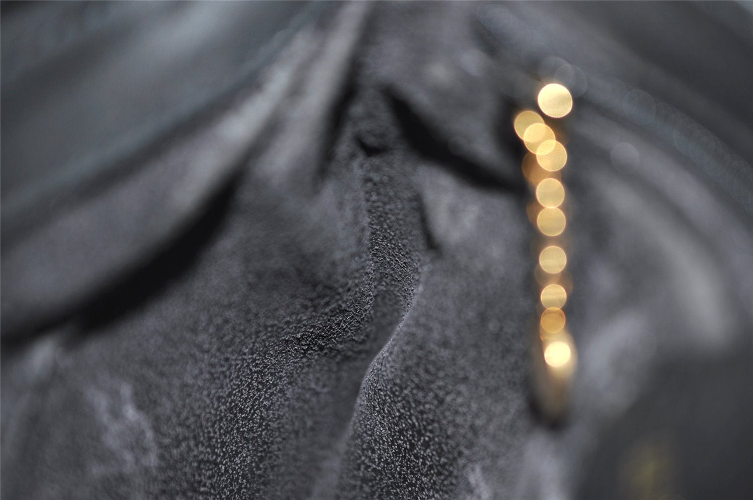 Authentic GUCCI Vintage Shoulder Cross Body Bag Purse Leather Black Junk 0973K