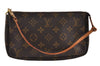 Authentic Louis Vuitton Monogram Pochette Accessoires Pouch M51980 LV 0974J