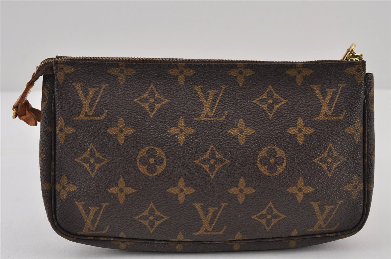 Authentic Louis Vuitton Monogram Pochette Accessoires Pouch M51980 LV 0974J