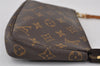 Authentic Louis Vuitton Monogram Pochette Accessoires Pouch M51980 LV 0974J