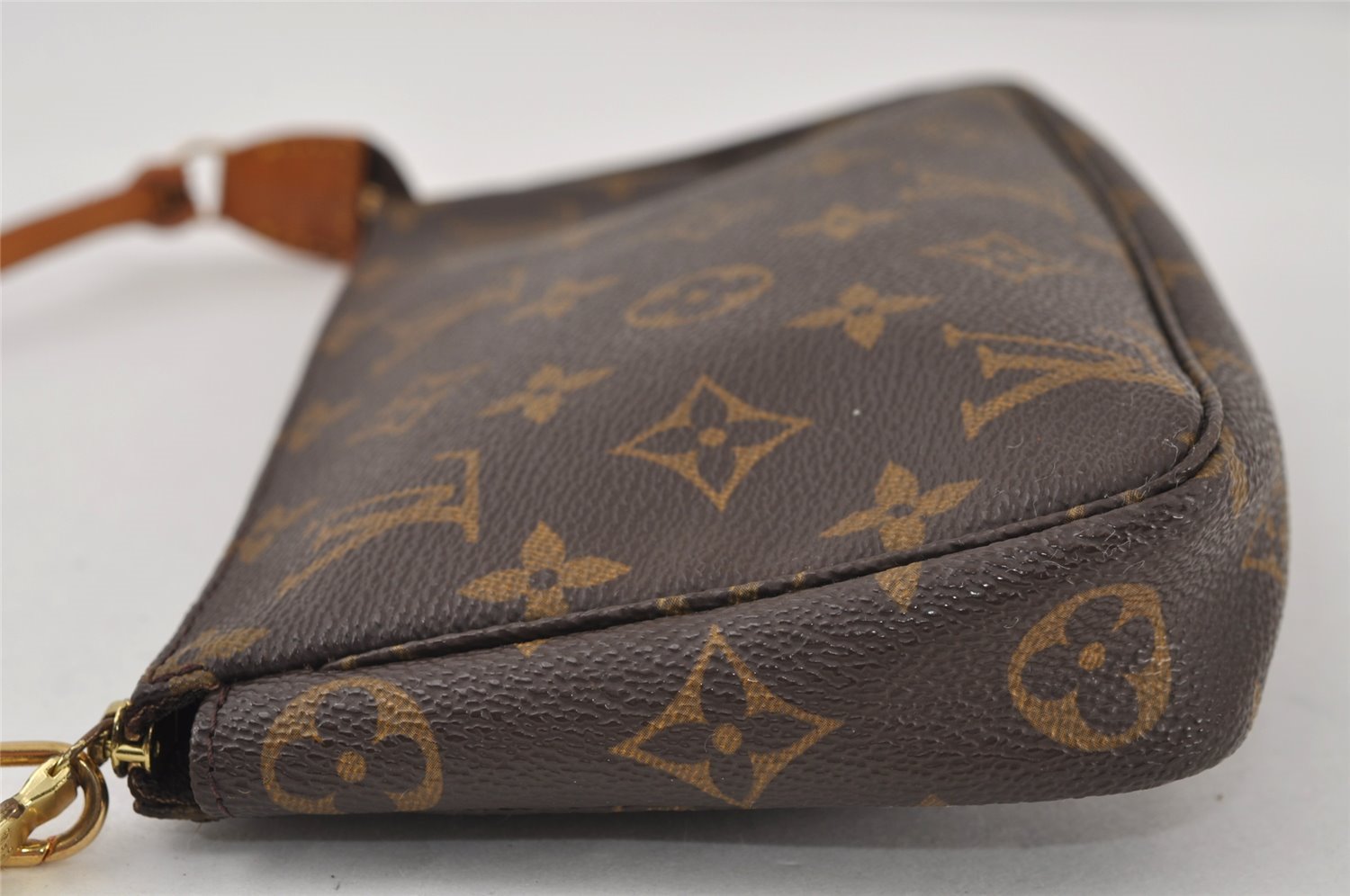 Authentic Louis Vuitton Monogram Pochette Accessoires Pouch M51980 LV 0974J