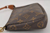 Authentic Louis Vuitton Monogram Pochette Accessoires Pouch M51980 LV 0974J