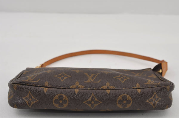 Authentic Louis Vuitton Monogram Pochette Accessoires Pouch M51980 LV 0974J