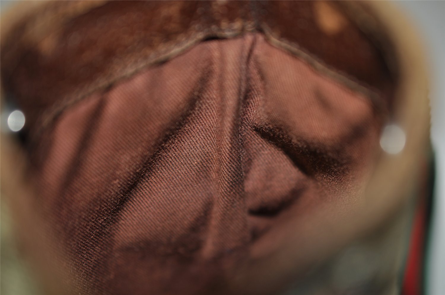 Authentic GUCCI Web Sherry Line Shoulder Bag GG Canvas Leather Brown Junk 0974K