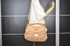 Authentic MIU MIU Matelasse Leather 2Way Shoulder Hand Bag Purse Beige 0976I