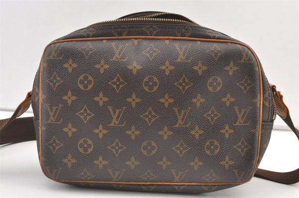 Authentic Louis Vuitton Monogram Reporter PM Shoulder Bag M45254 Junk 0976K