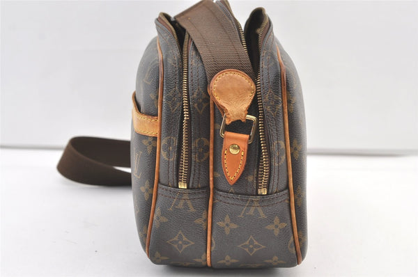 Authentic Louis Vuitton Monogram Reporter PM Shoulder Bag M45254 Junk 0976K