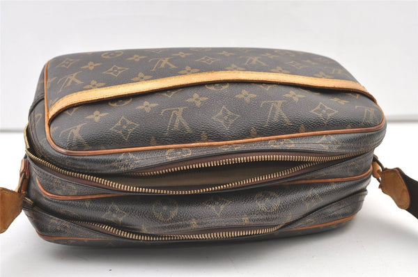 Authentic Louis Vuitton Monogram Reporter PM Shoulder Bag M45254 Junk 0976K