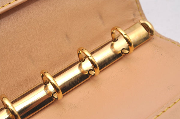 Authentic Louis Vuitton Monogram Multicolor Agenda PM Notebook Cover Black 0977J