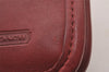 Authentic OLD COACH Vintage Pouch Purse Leather Red 0978I