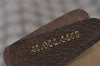 Authentic GUCCI Web Sherry Line Shoulder Tote Bag GG PVC Leather Brown 0979J
