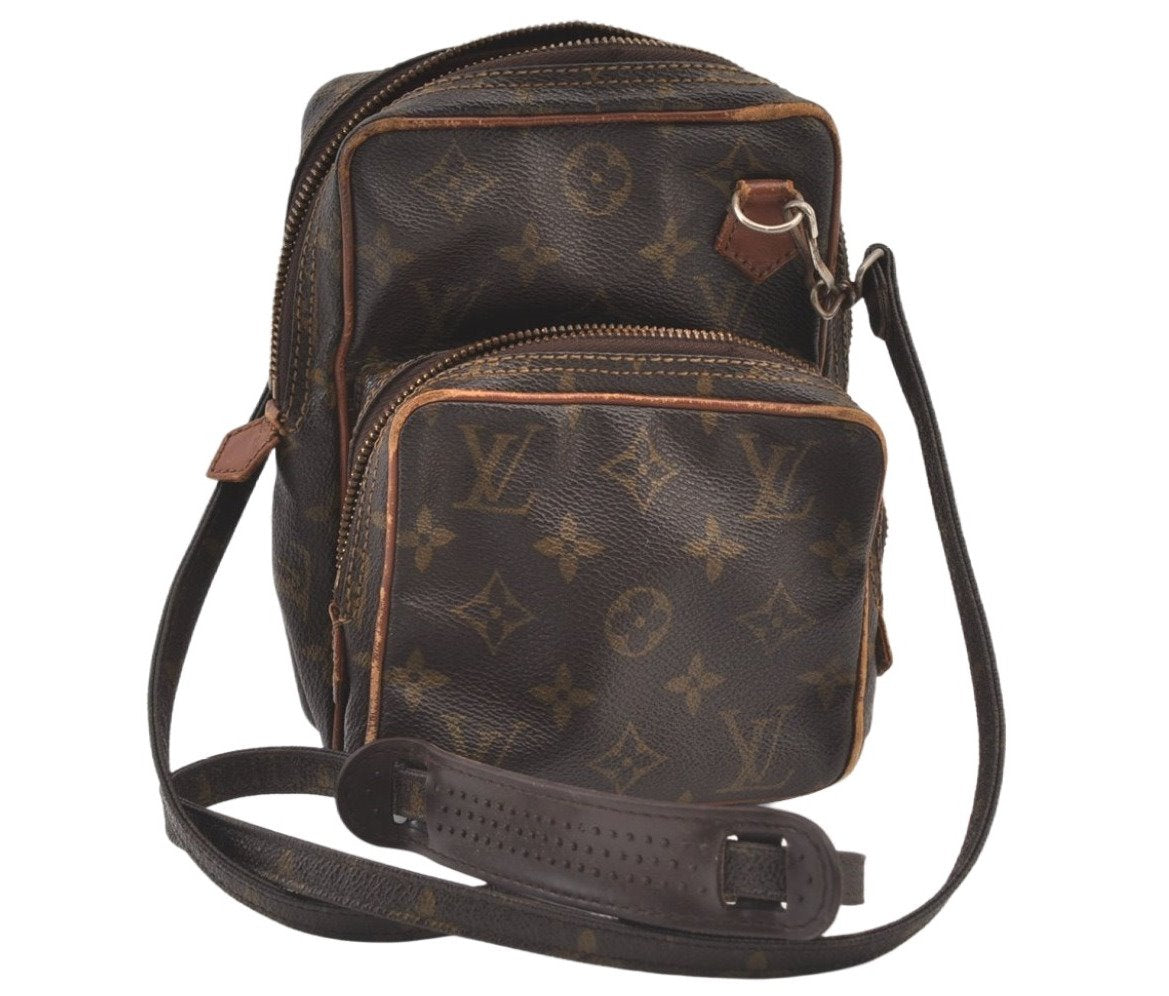 Authentic Louis Vuitton Monogram Amazone Shoulder Cross Bag Old Model Junk 0979K