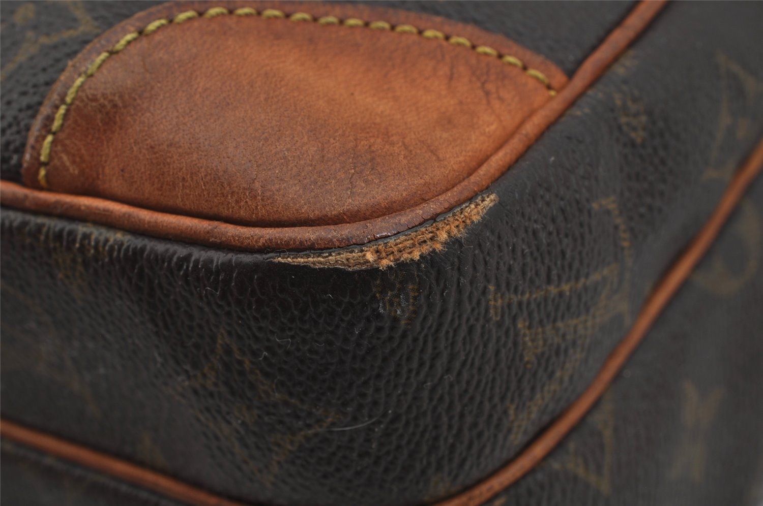 Authentic Louis Vuitton Monogram Nile Shoulder Cross Body Bag M45244 Junk 0982J